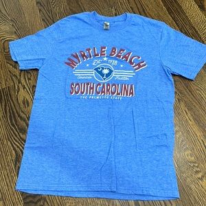 blue myrtle beach t shirt